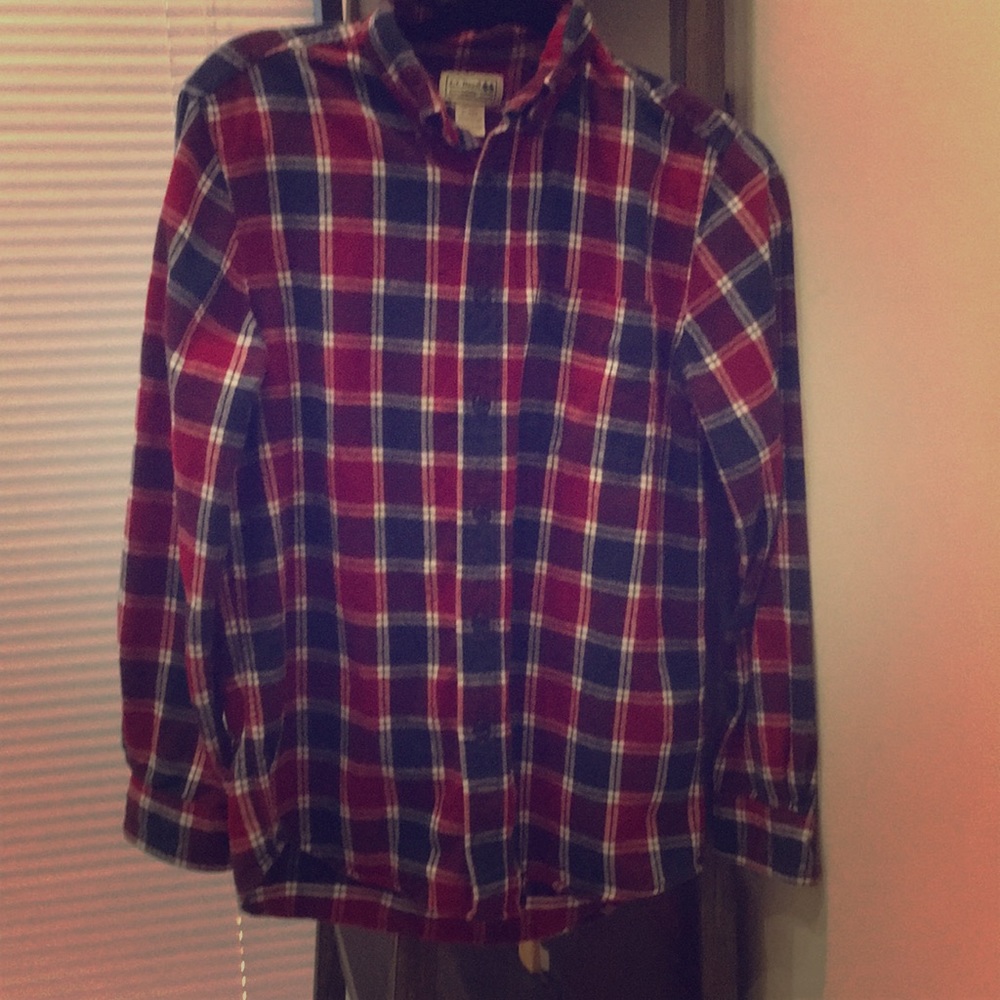 Men’s L.L. Bean flannel shirt, size small